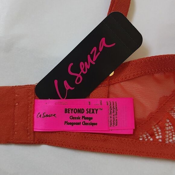 New With Tag La Senza Size 32DDD Beyond Sexy Classic Plunge Push Up Bra - Picture 10 of 13